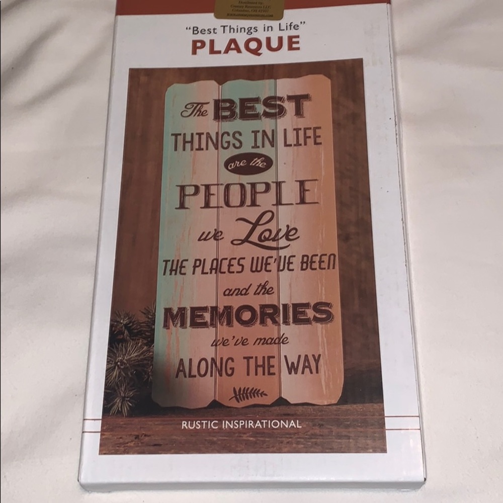 Wall or door plaque. NWT!